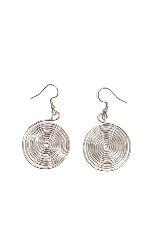 Spiral Stainless Steel Earrings sold by Tunnel Vision