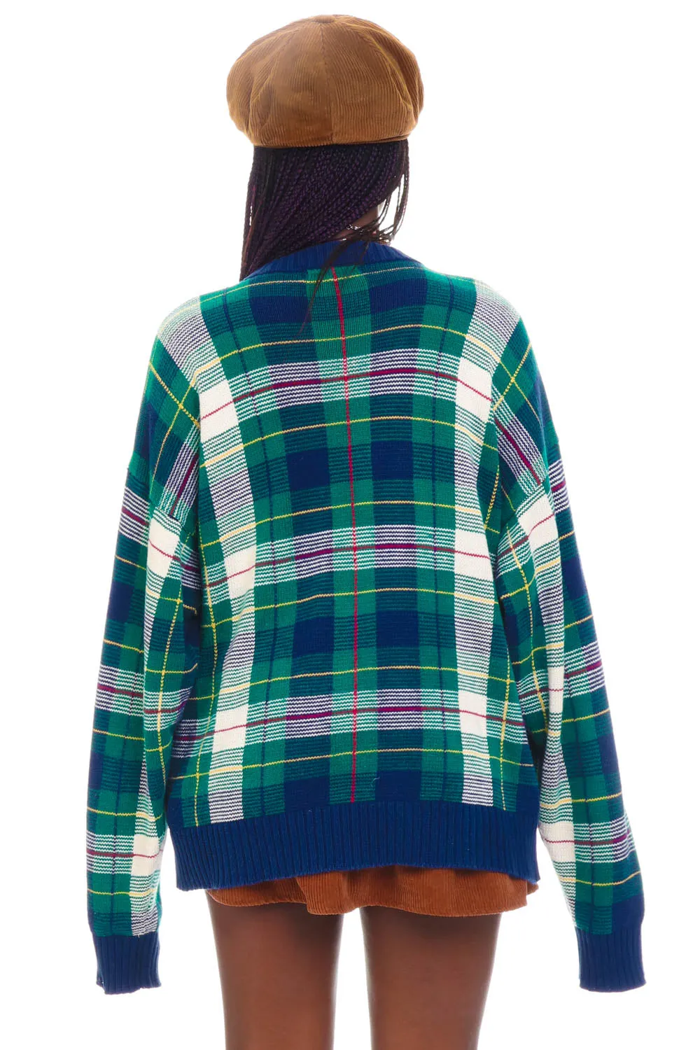 Vintage 90's Plaid Grandpa Sweater - OSFM sold by Tunnel Vision product image thumbnail 5