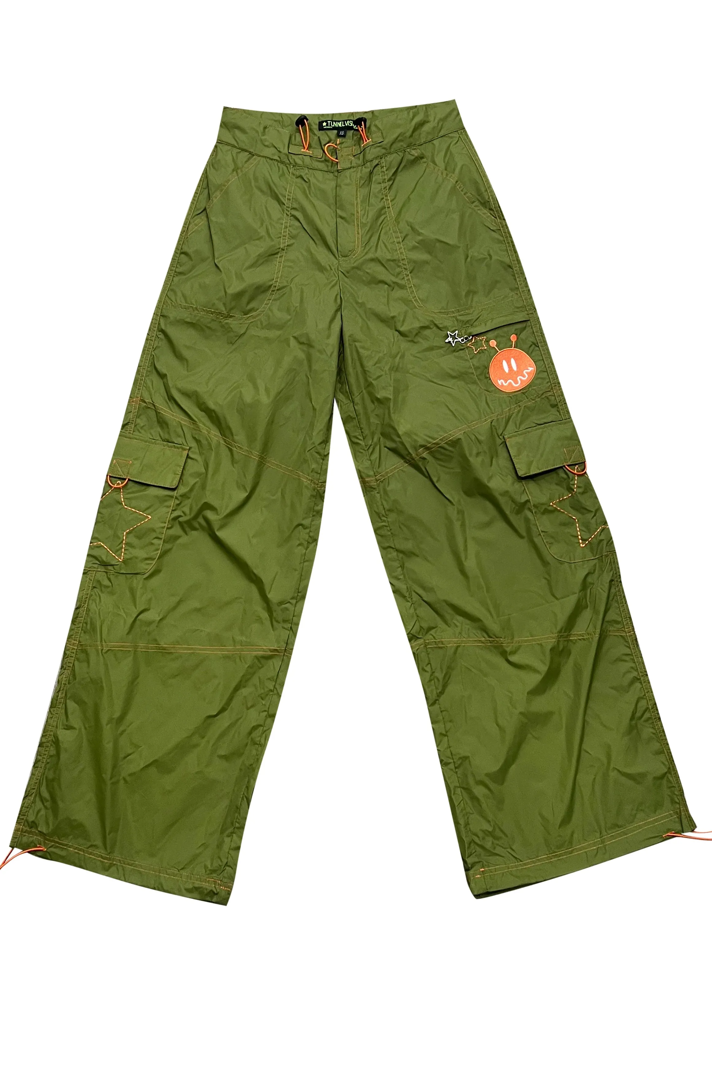 Splendor Olive Parachute Pants sold by Tunnel Vision