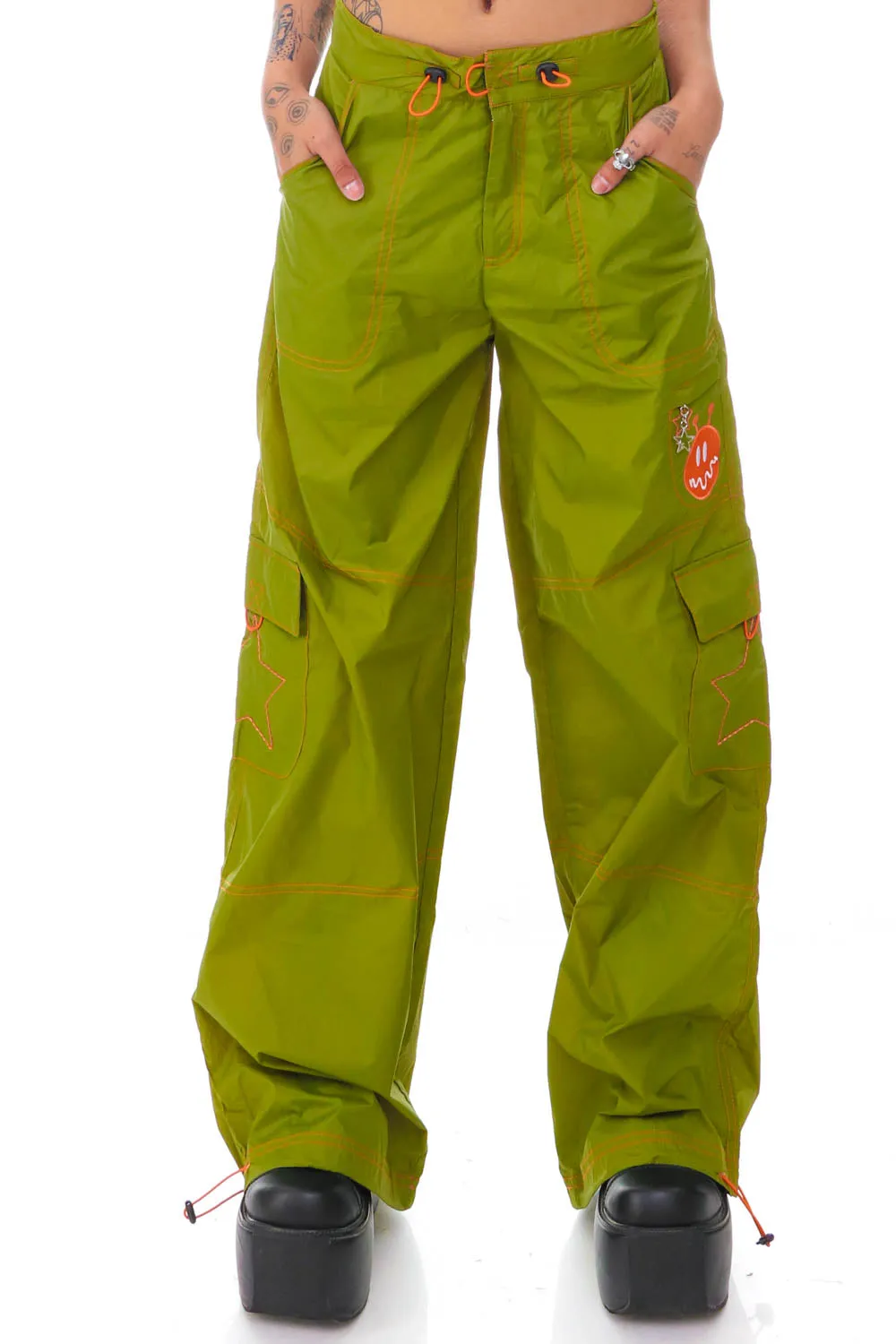Splendor Olive Parachute Pants sold by Tunnel Vision product image thumbnail 3