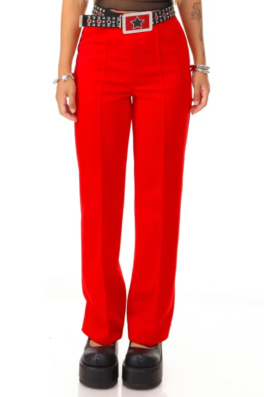 Vintage 70's Ko Ko Knits Red Flares - S/M made by Tunnel Vision