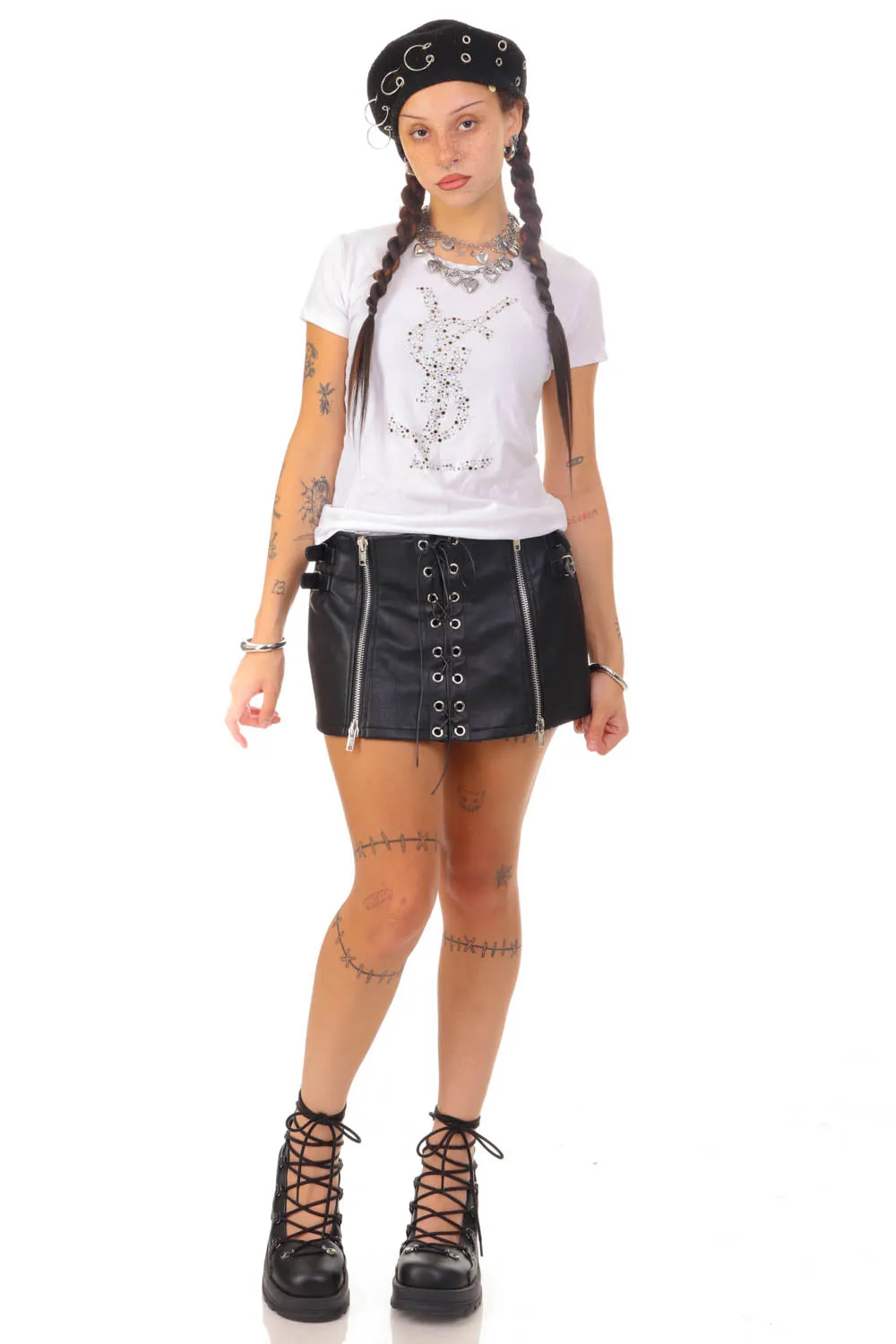 Vintage Y2K Rhinestone Decorative Top - OSFM sold by Tunnel Vision product image thumbnail 2