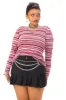 Vintage 90's Ribbed Knit Striped Long Sleeve - L/XL sold by Tunnel Vision