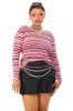 Vintage 90's Ribbed Knit Striped Long Sleeve - L/XL sold by Tunnel Vision