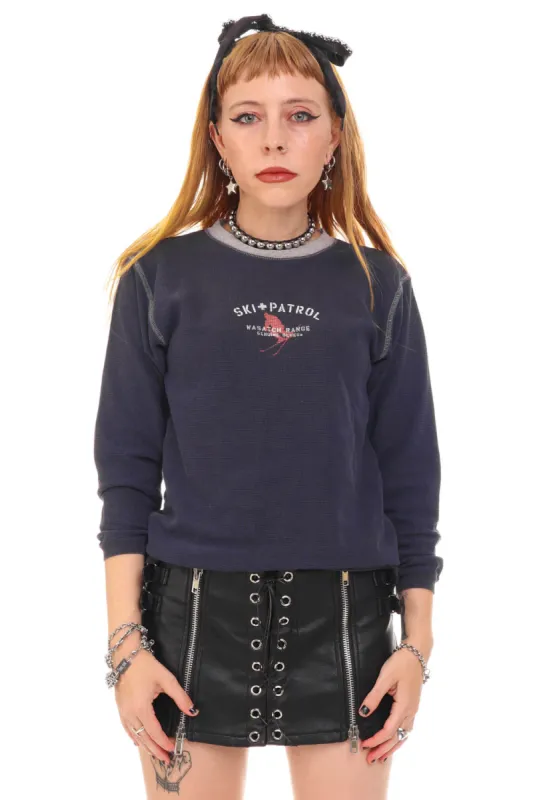 Vintage Y2K Ski Patrol Thermal Long-Sleeve - XS/S sold by Tunnel Vision