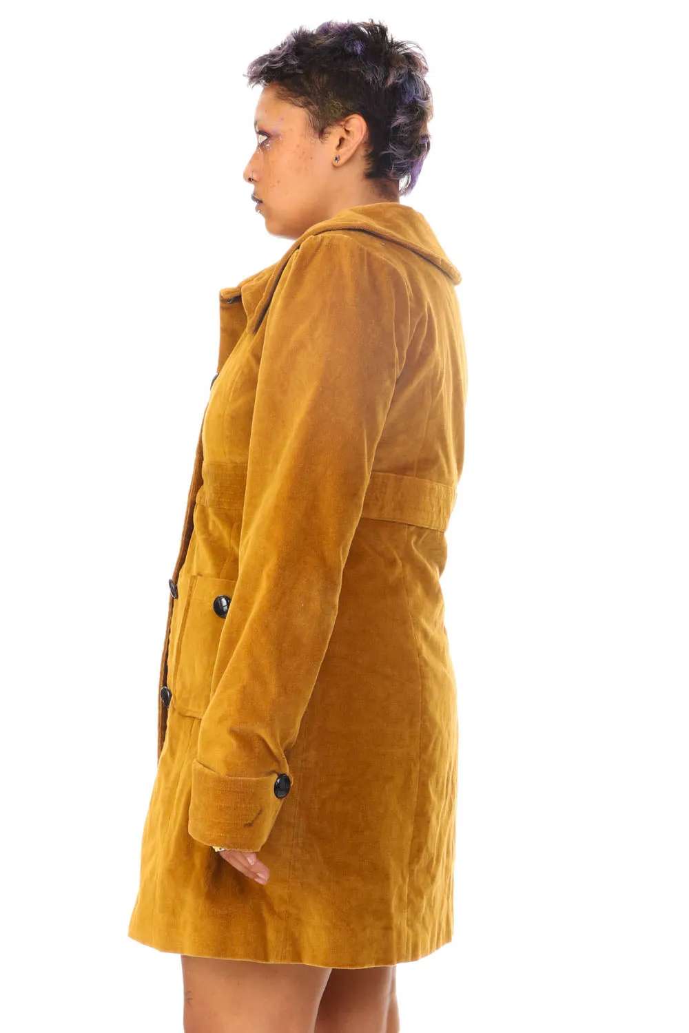 Vintage Y2K Does 70's Corduroy Button Jacket - L sold by Tunnel Vision product image thumbnail 5