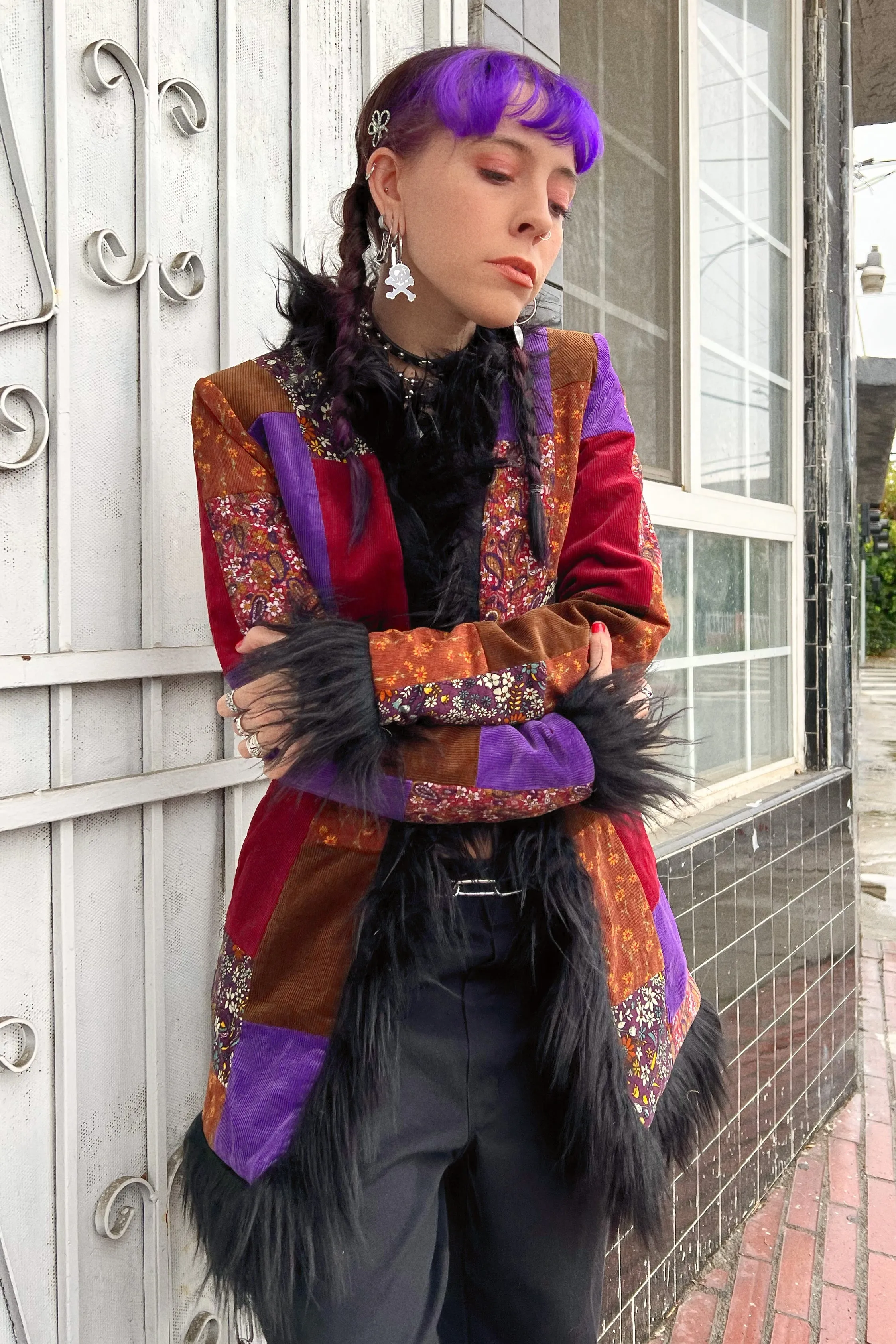 PRE-ORDER: Sapphire Reversible Faux Fur Jacket sold by Tunnel Vision product image thumbnail 3