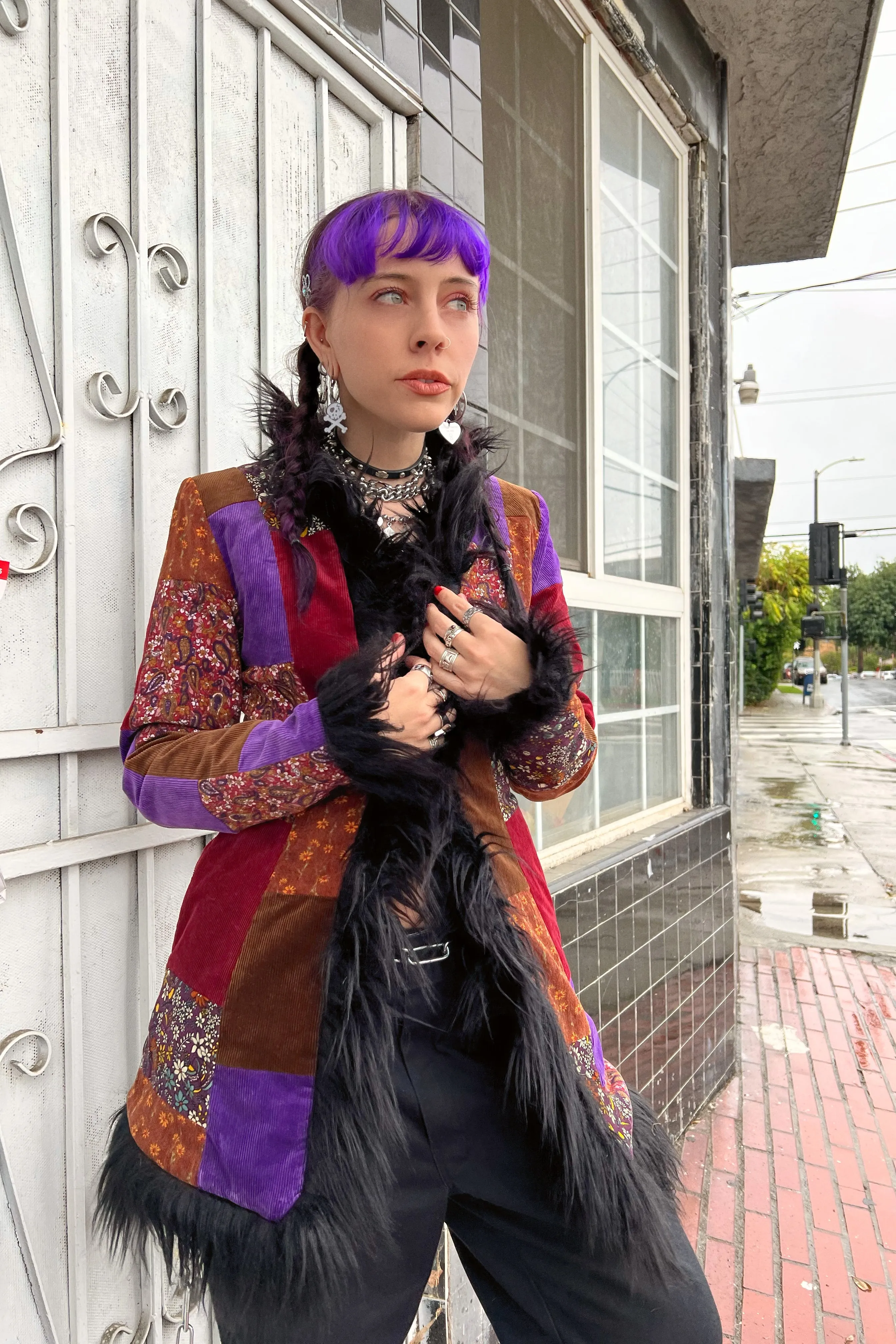 PRE-ORDER: Sapphire Reversible Faux Fur Jacket sold by Tunnel Vision product image thumbnail 4