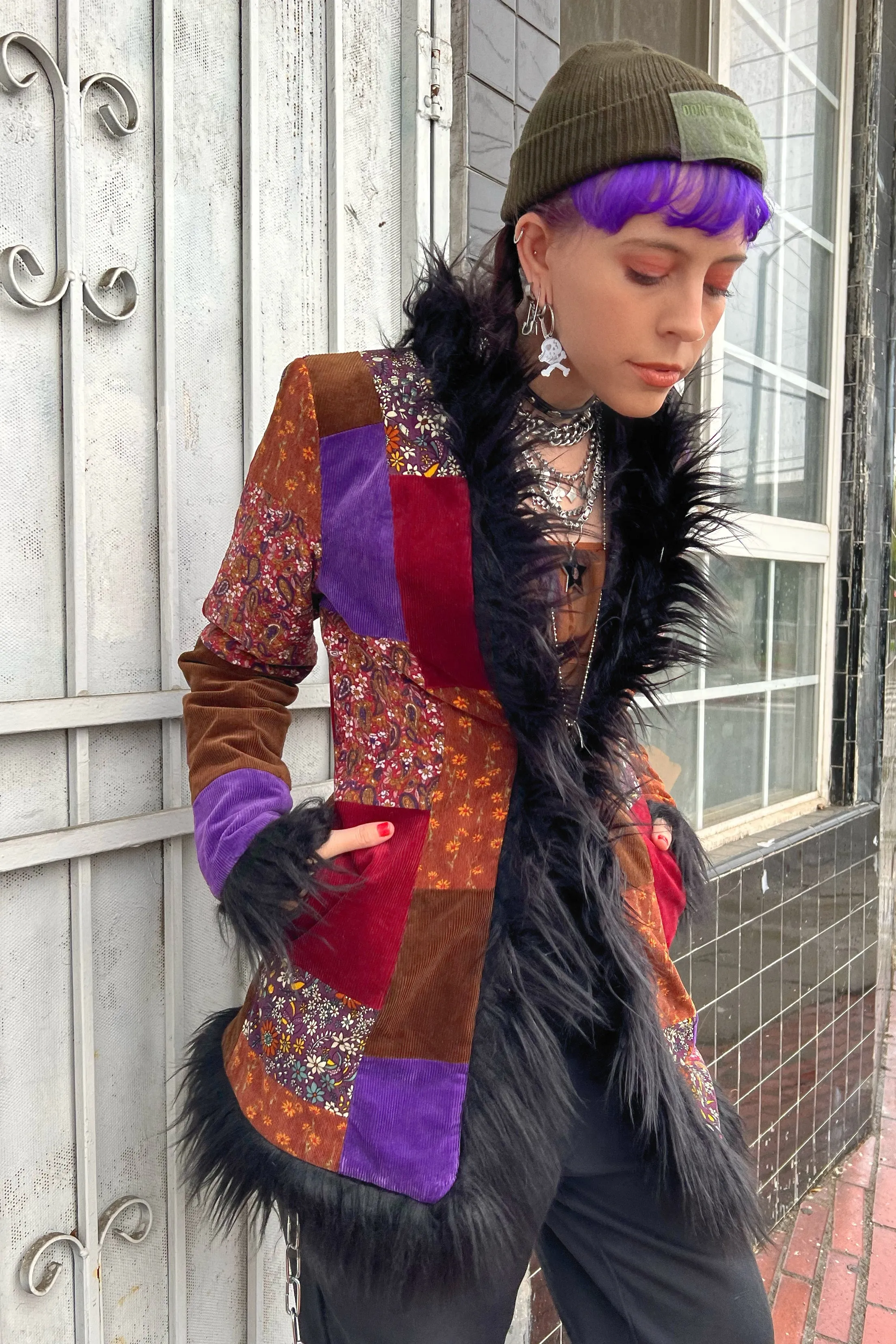 PRE-ORDER: Sapphire Reversible Faux Fur Jacket sold by Tunnel Vision product image thumbnail 5