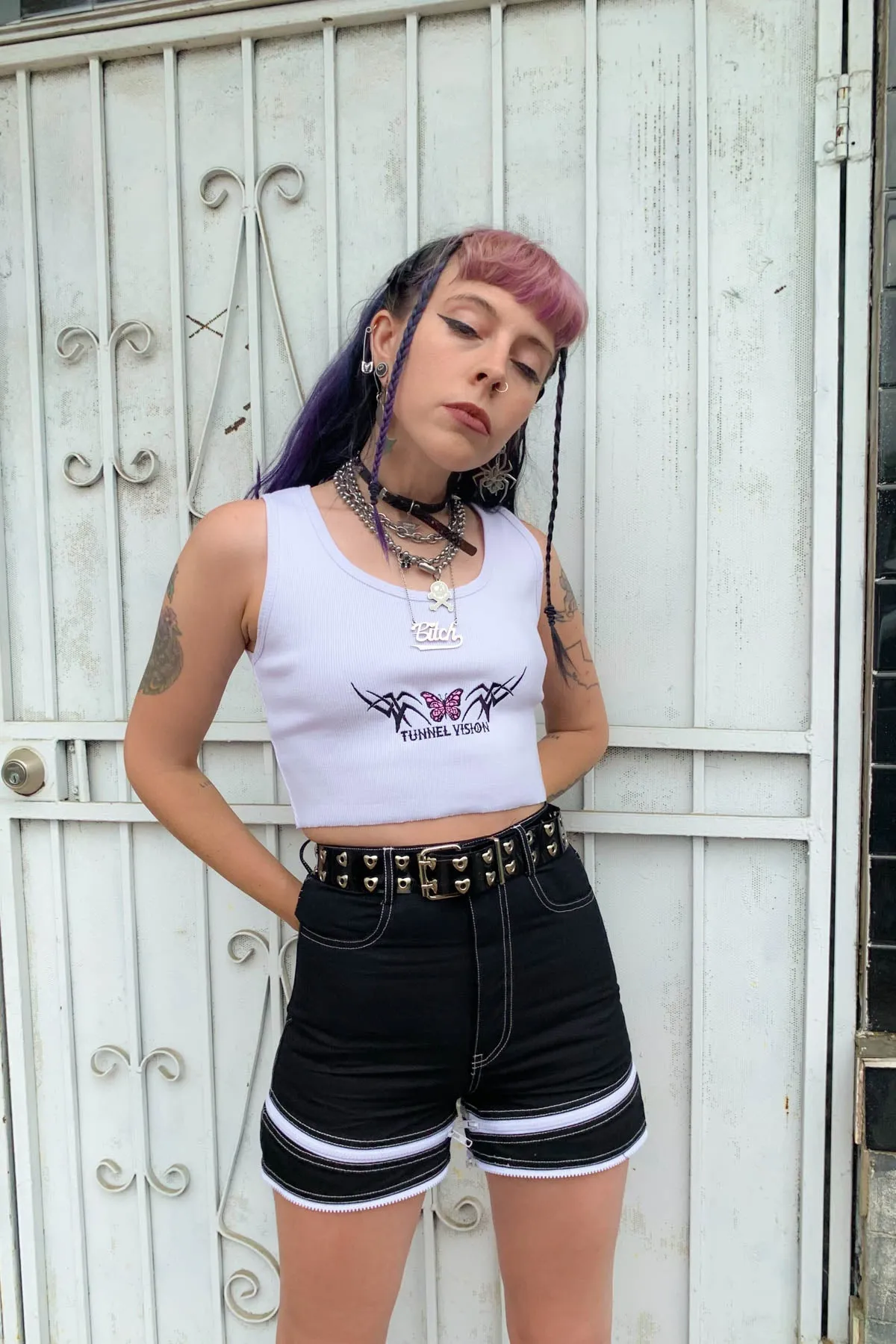 Black 5-in-1 Convertible Zip-Off Cargo Pants sold by Tunnel Vision product image thumbnail 4