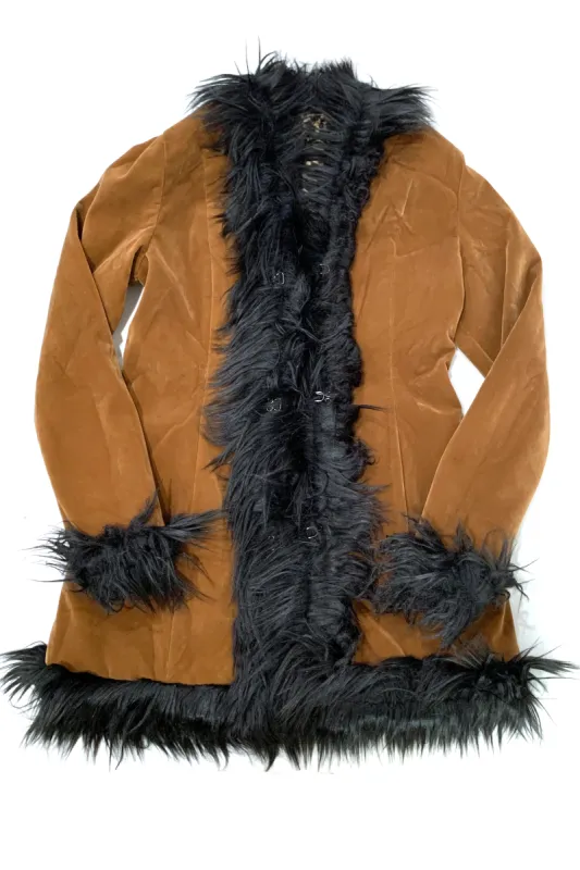 Ivy Reversible Faux Fur Jacket sold by Tunnel Vision