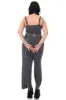 Vintage Y2K Grey Knit Jumpsuit - S sold by Tunnel Vision