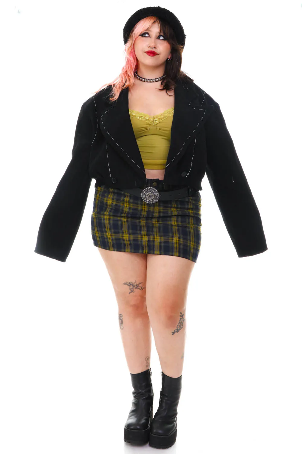 Not-Quite-Vintage Stitched Up Raw Hem Blazer Jacket - XL/2X sold by Tunnel Vision product image thumbnail 5