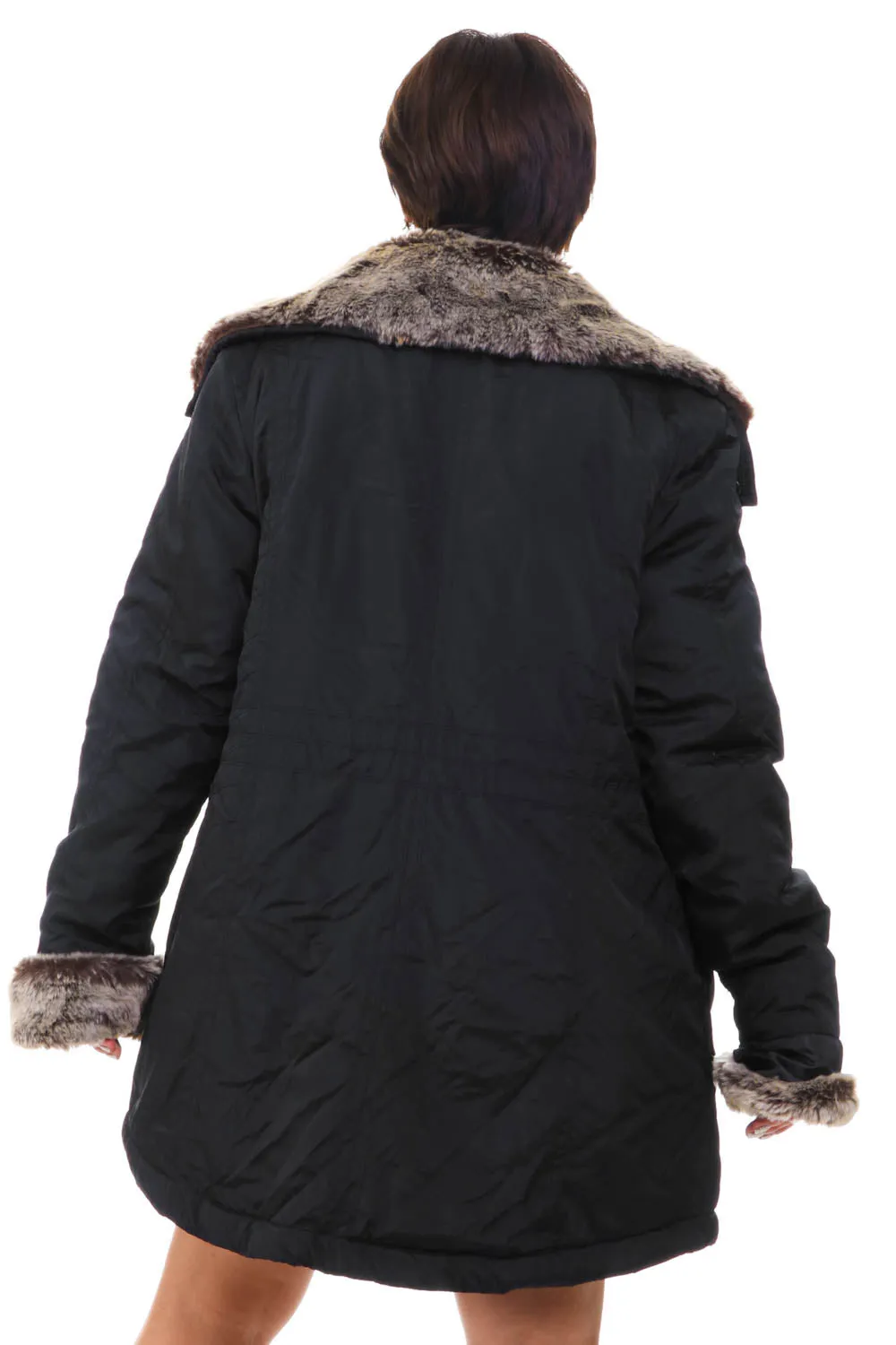 Vintage Y2K Fur Collar Zip Up Jacket - OSFM sold by Tunnel Vision product image thumbnail 5