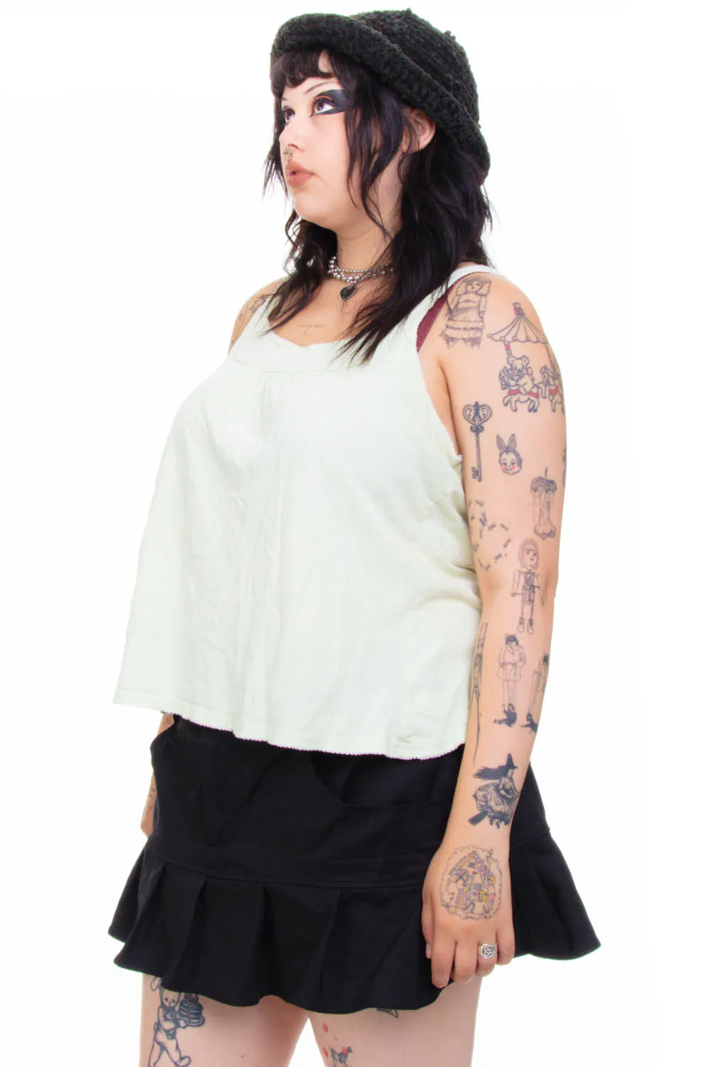 Vintage 90's Pastel Mint Green Tank Top - XL/2X sold by Tunnel Vision product image thumbnail 4