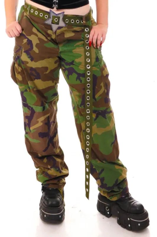Vintage 90's Camo Cargo Pants - XL/2X sold by Tunnel Vision