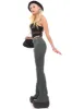 Vintage Y2K Low Rise Side Button Flares - XS/S sold by Tunnel Vision