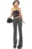 Vintage Y2K Low Rise Side Button Flares - XS/S sold by Tunnel Vision