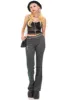 Vintage Y2K Low Rise Side Button Flares - XS/S sold by Tunnel Vision