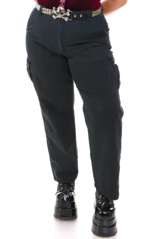 Vintage 90's Black Wrangler Cargo Pants - 2X sold by Tunnel Vision