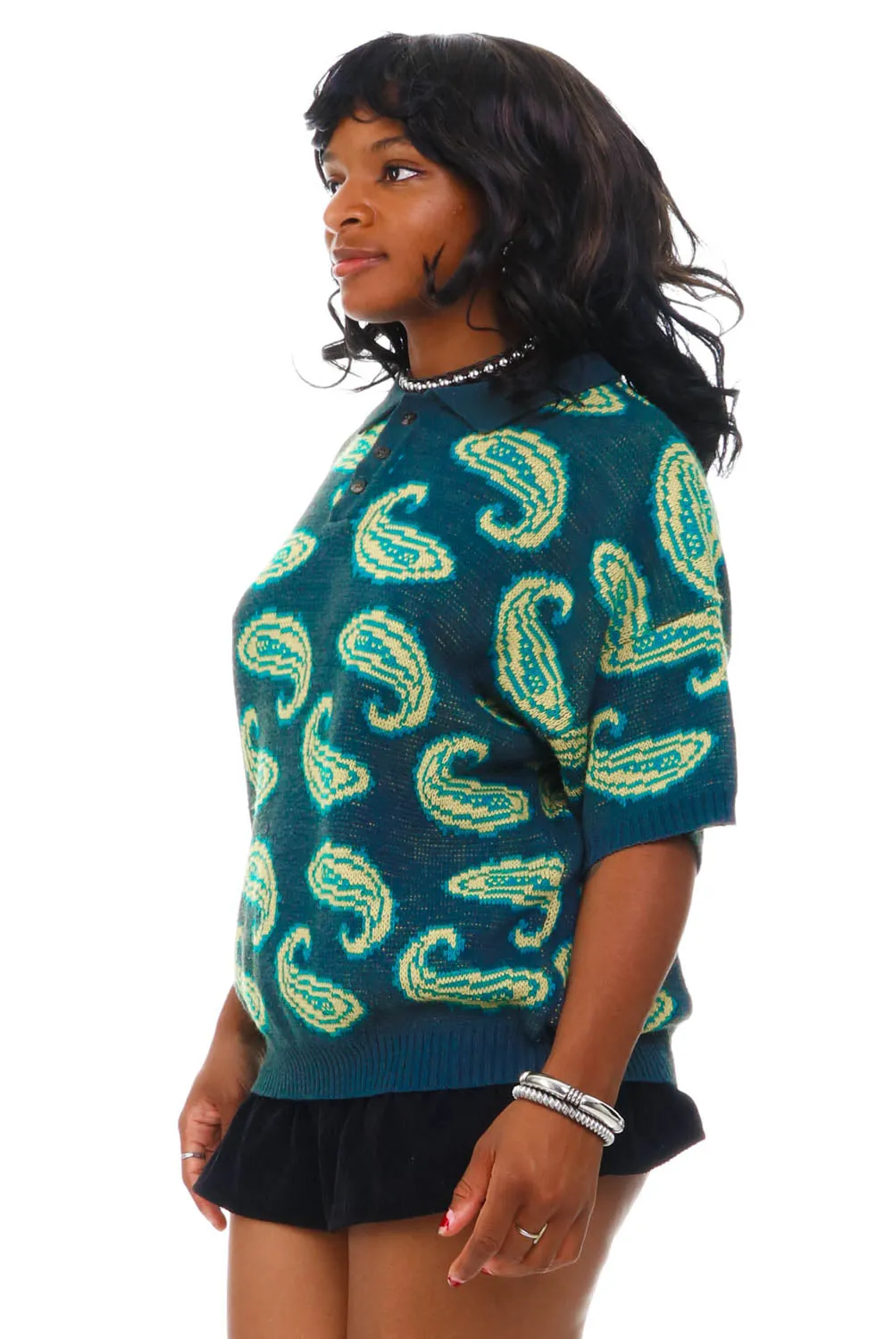 Vintage 90's Paisley Pattern Sweater - OSFM sold by Tunnel Vision product image thumbnail 3