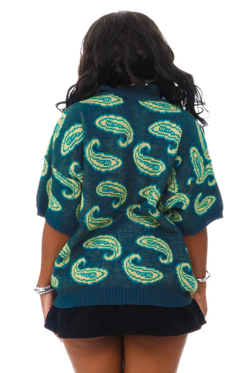 Vintage 90's Paisley Pattern Sweater - OSFM sold by Tunnel Vision product image thumbnail 5