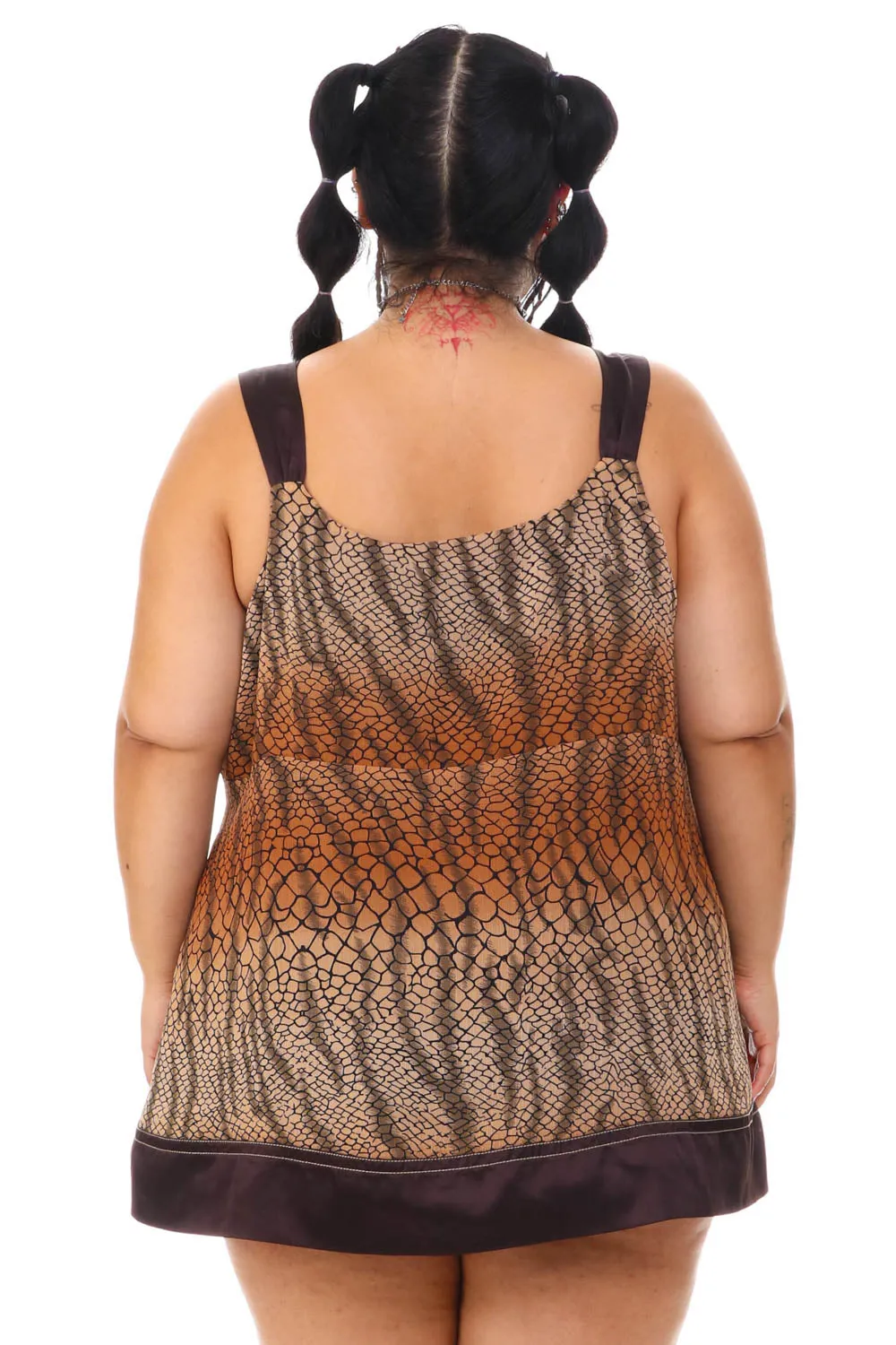 Vintage Y2K Shades Of Brown Snake Ribbon Tank - 2X/3X sold by Tunnel Vision product image thumbnail 5