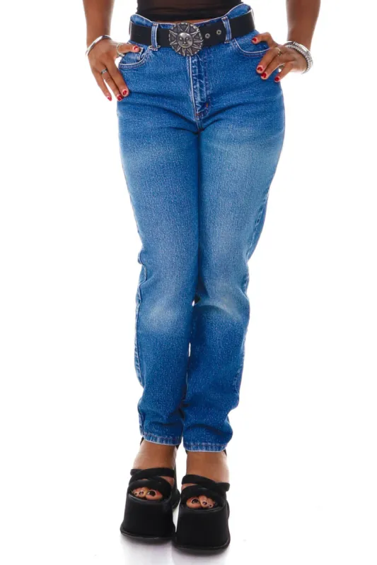 Vintage 80's High-Waisted Denim Pants - S/M sold by Tunnel Vision