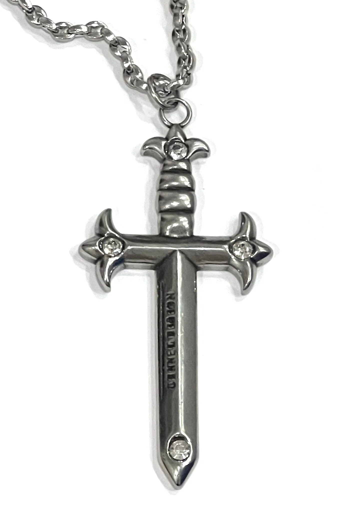 Stainless Steel Sword Necklace sold by Tunnel Vision product image thumbnail 3