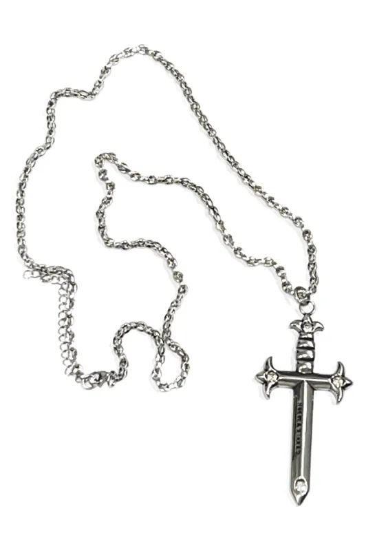 Stainless Steel Sword Necklace made by Tunnel Vision