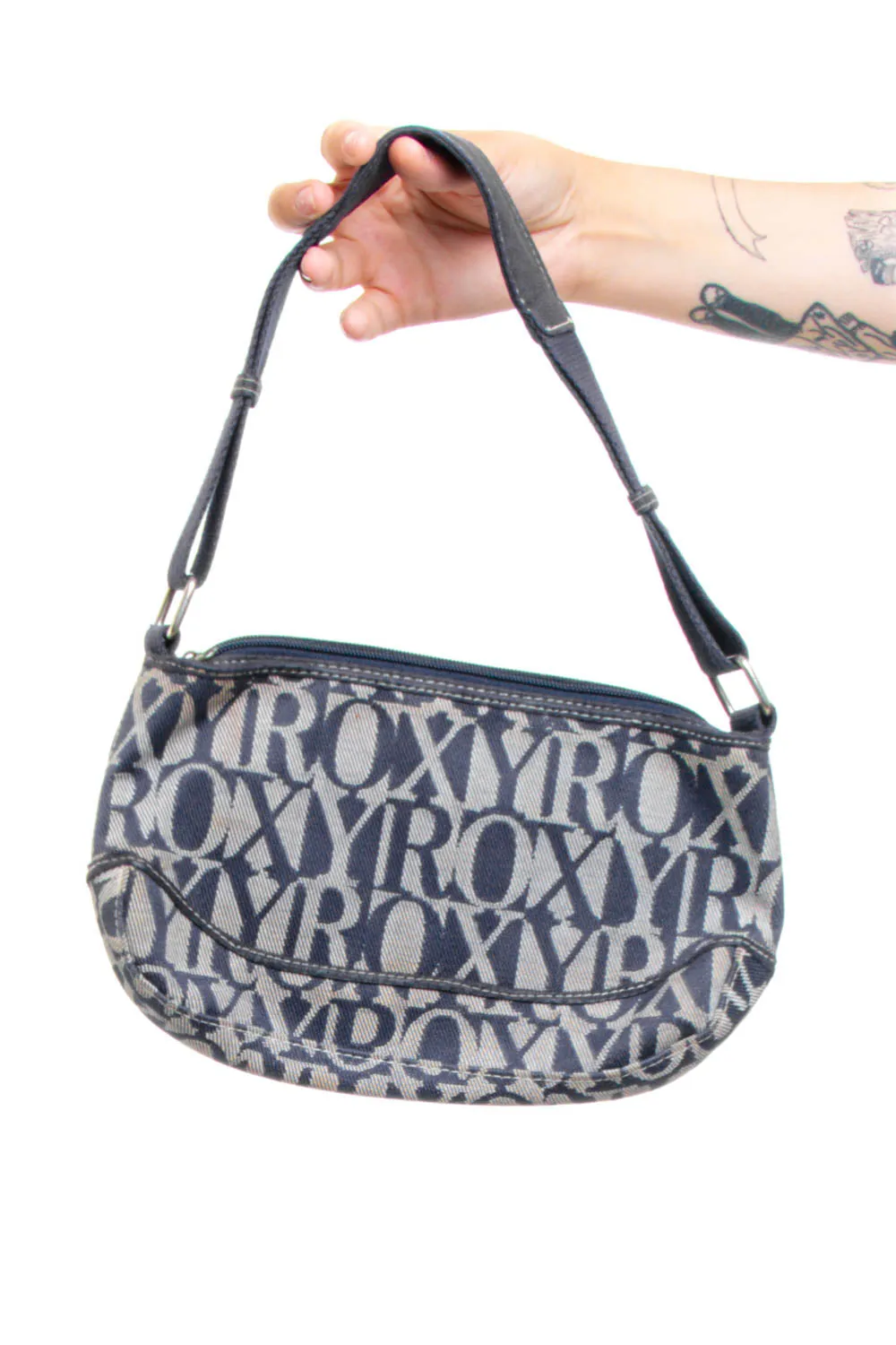 Vintage Y2K Roxy Monogram Blue Purse sold by Tunnel Vision product image thumbnail 3