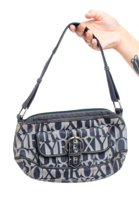 Vintage Y2K Roxy Monogram Blue Purse sold by Tunnel Vision