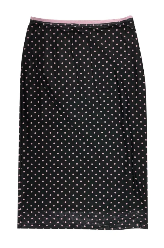 Lovely Polka Dot Midi Skirt sold by Tunnel Vision