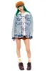 Vintage Y2K Jeanius Sherpa Collar Denim Jacket - S/M sold by Tunnel Vision