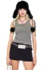 Vintage Y2K Grey Ribbed Tank Top - S/M/L sold by Tunnel Vision