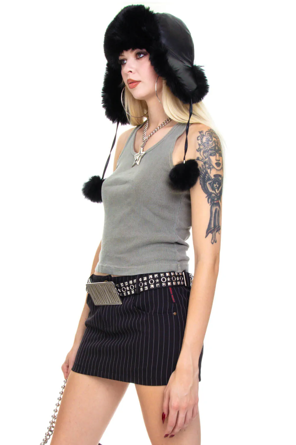 Vintage Y2K Grey Ribbed Tank Top - S/M/L sold by Tunnel Vision product image thumbnail 4