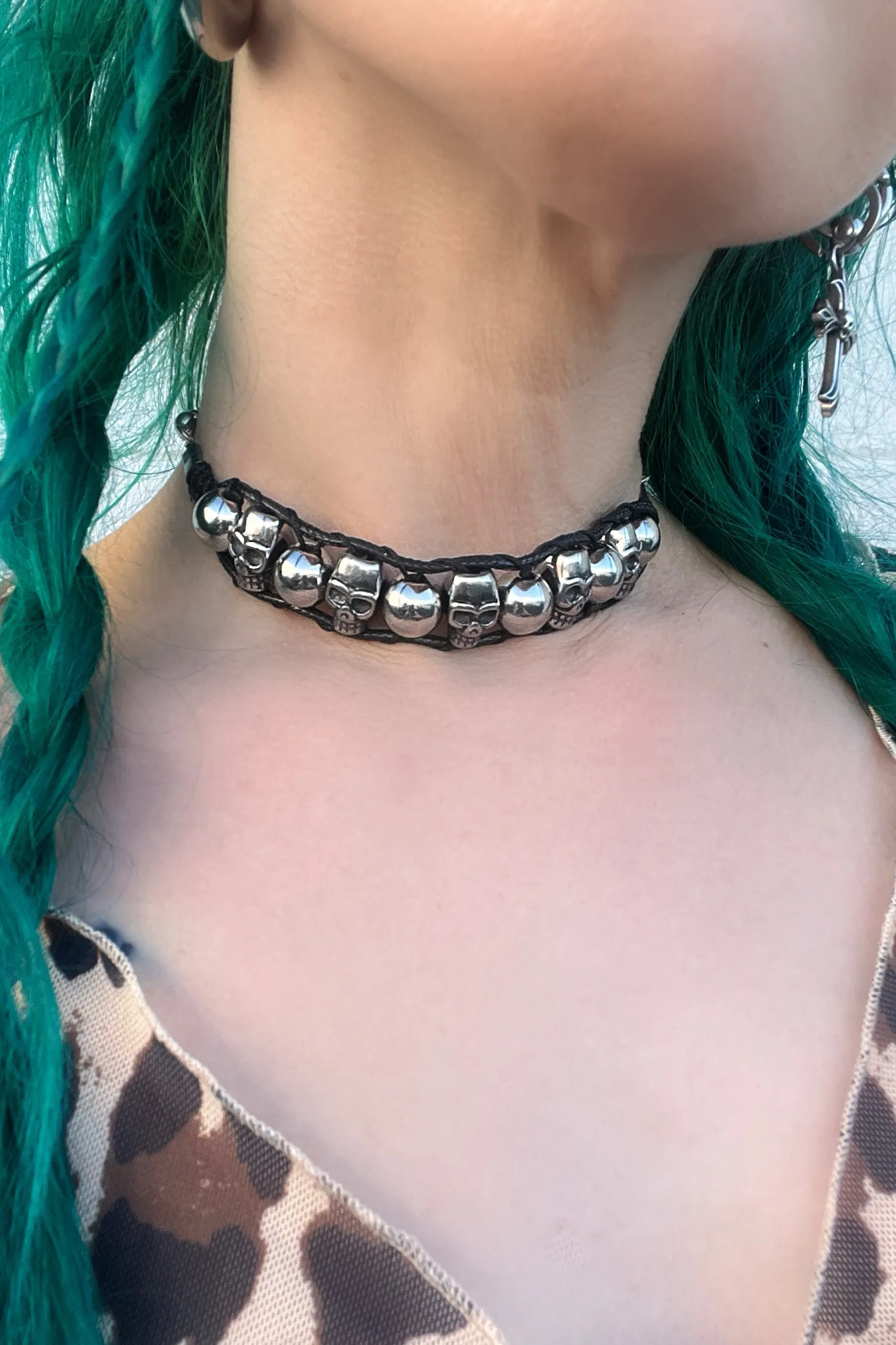 Death Becomes Her Choker sold by Tunnel Vision product image thumbnail 2