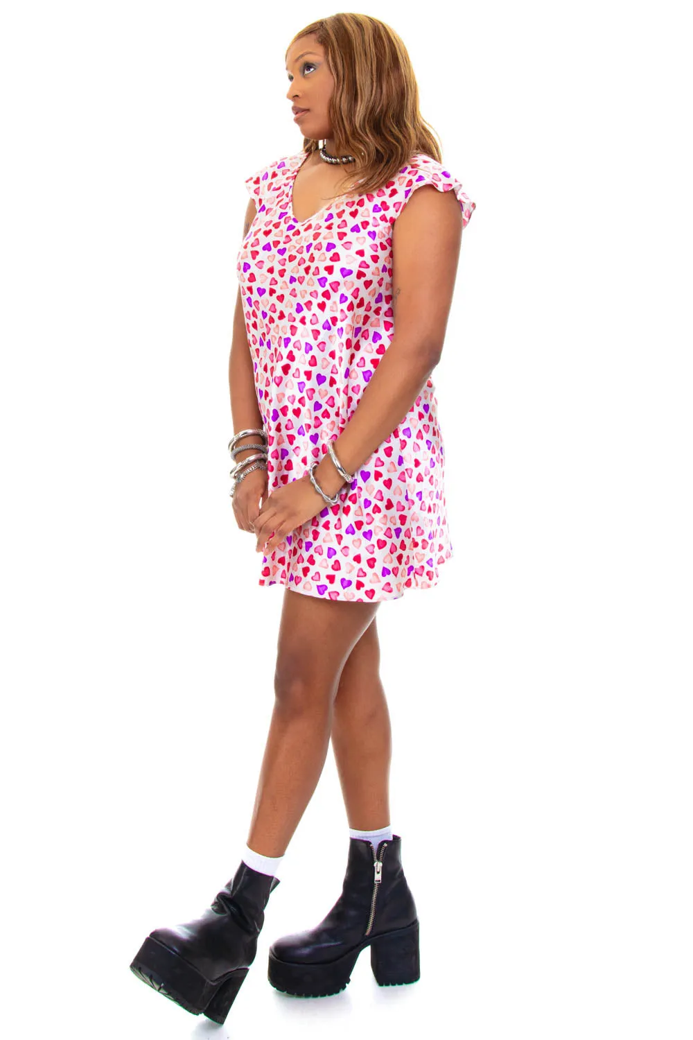 Vintage 90's Heart 2 Heart Slip Dress - L sold by Tunnel Vision product image thumbnail 3