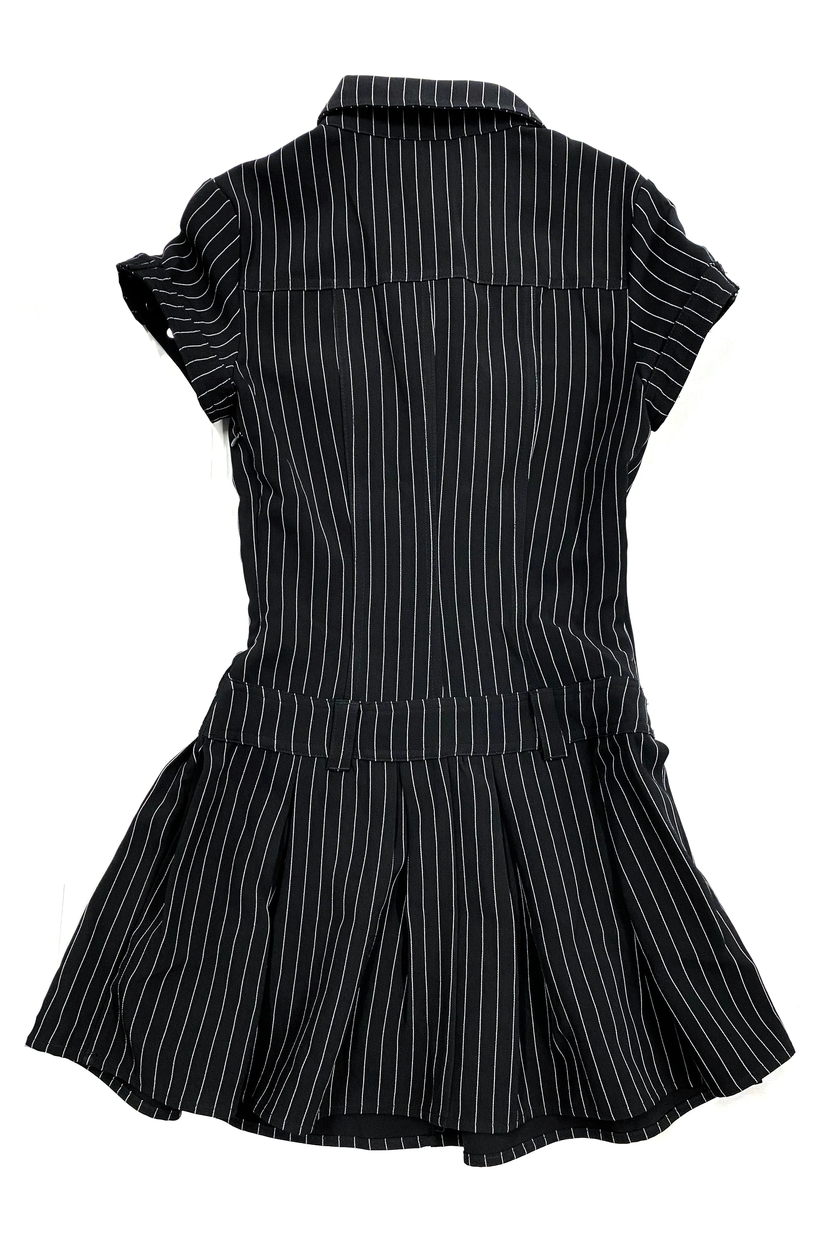 Enid Pinstripe Mini Dress sold by Tunnel Vision product image thumbnail 2