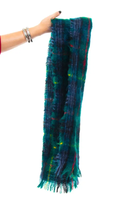 Vintage Y2K Super Soft Plaid Scarf sold by Tunnel Vision