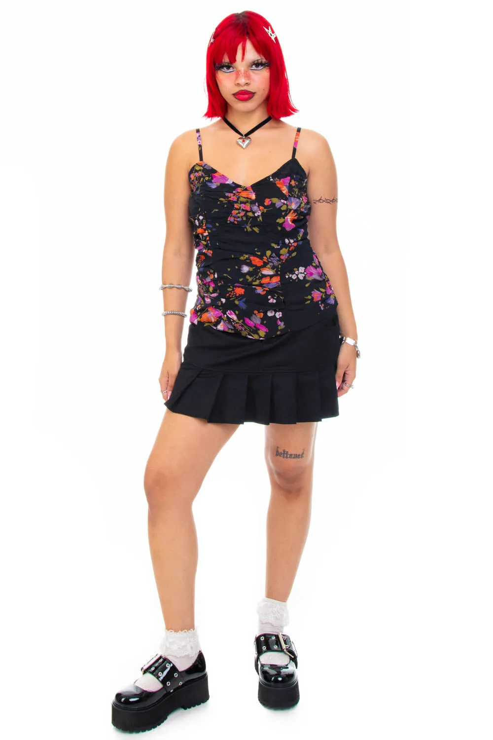 Vintage Y2K Delicate Floral Tank Top - S sold by Tunnel Vision product image thumbnail 2