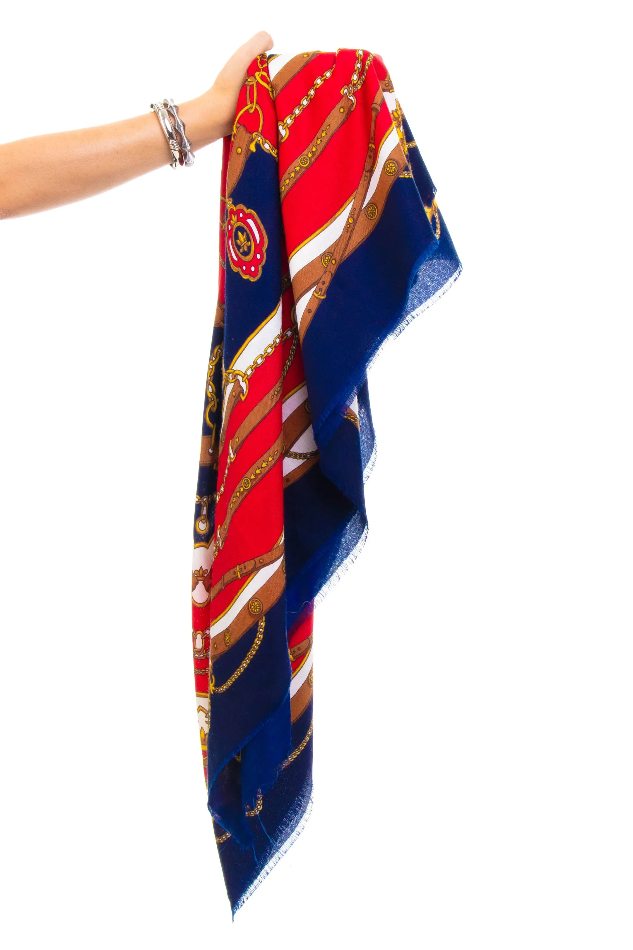 Vintage 90's Gold Chain Long Scarf sold by Tunnel Vision