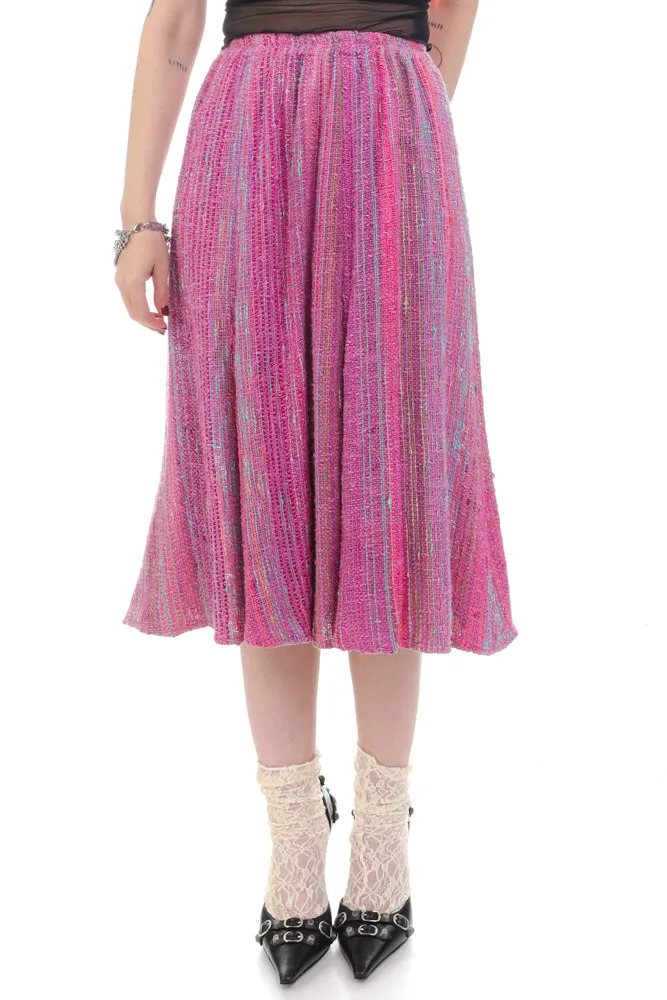 Vintage 90's Spring Candy Knit Midi Skirt - XXS/XS sold by Tunnel Vision