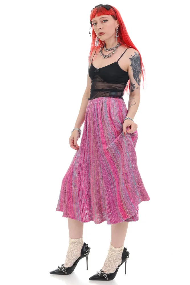 Vintage 90's Spring Candy Knit Midi Skirt - XXS/XS sold by Tunnel Vision product image thumbnail 4