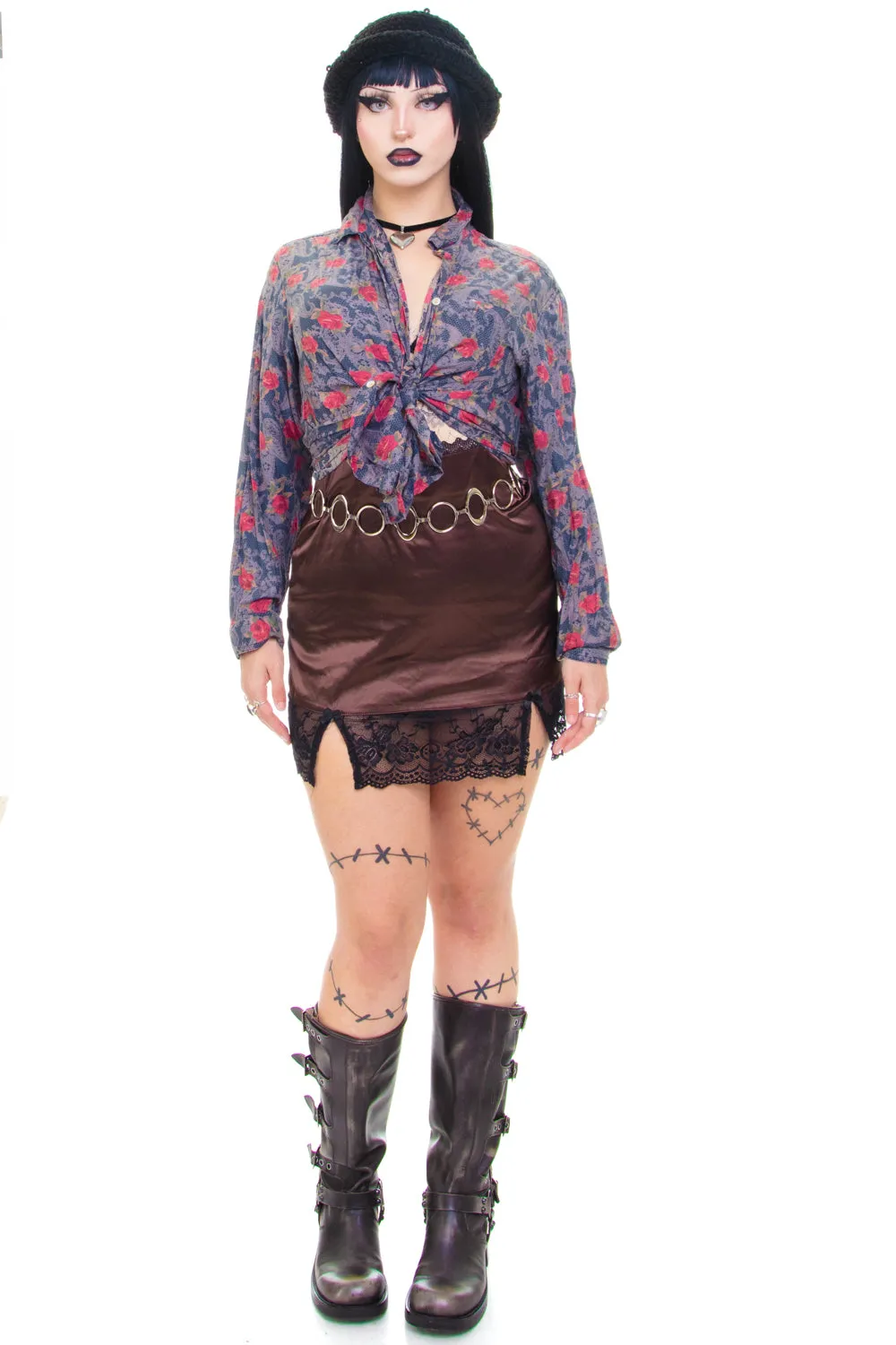 Vintage 90's Paisley Rose Blouse - OSFM sold by Tunnel Vision product image thumbnail 2