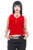 Vintage 90's Red Ribbed Knit Tank - OSFM sold by Tunnel Vision