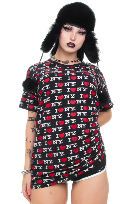 Vintage Y2K I LUV NY Tee - OSFM sold by Tunnel Vision