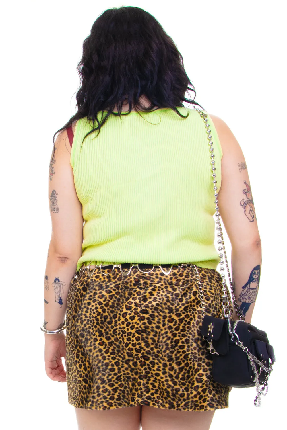 Vintage 90's Jeanne Green Ribbed Tank - L/XL sold by Tunnel Vision product image thumbnail 4