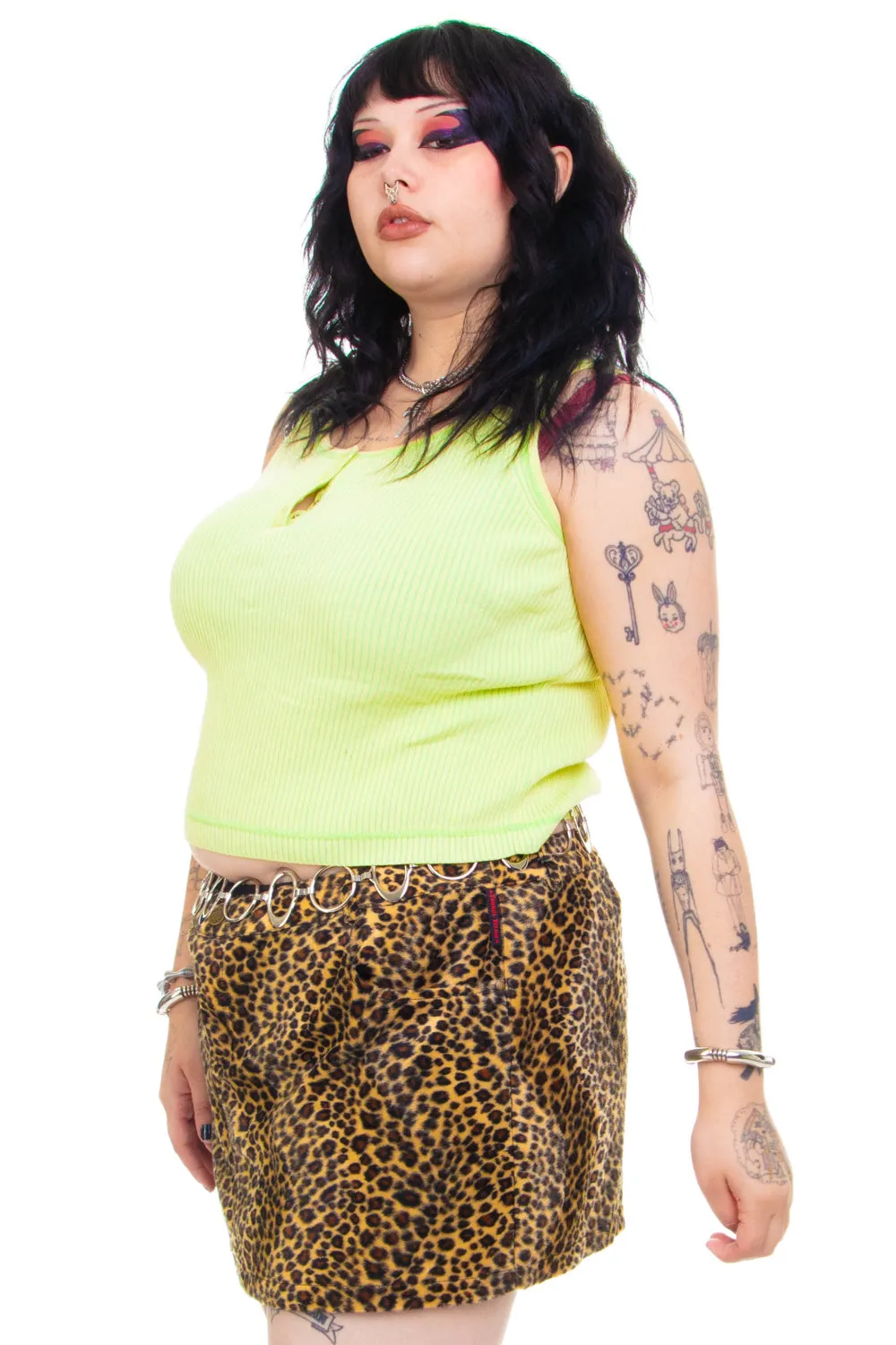 Vintage 90's Jeanne Green Ribbed Tank - L/XL sold by Tunnel Vision product image thumbnail 3