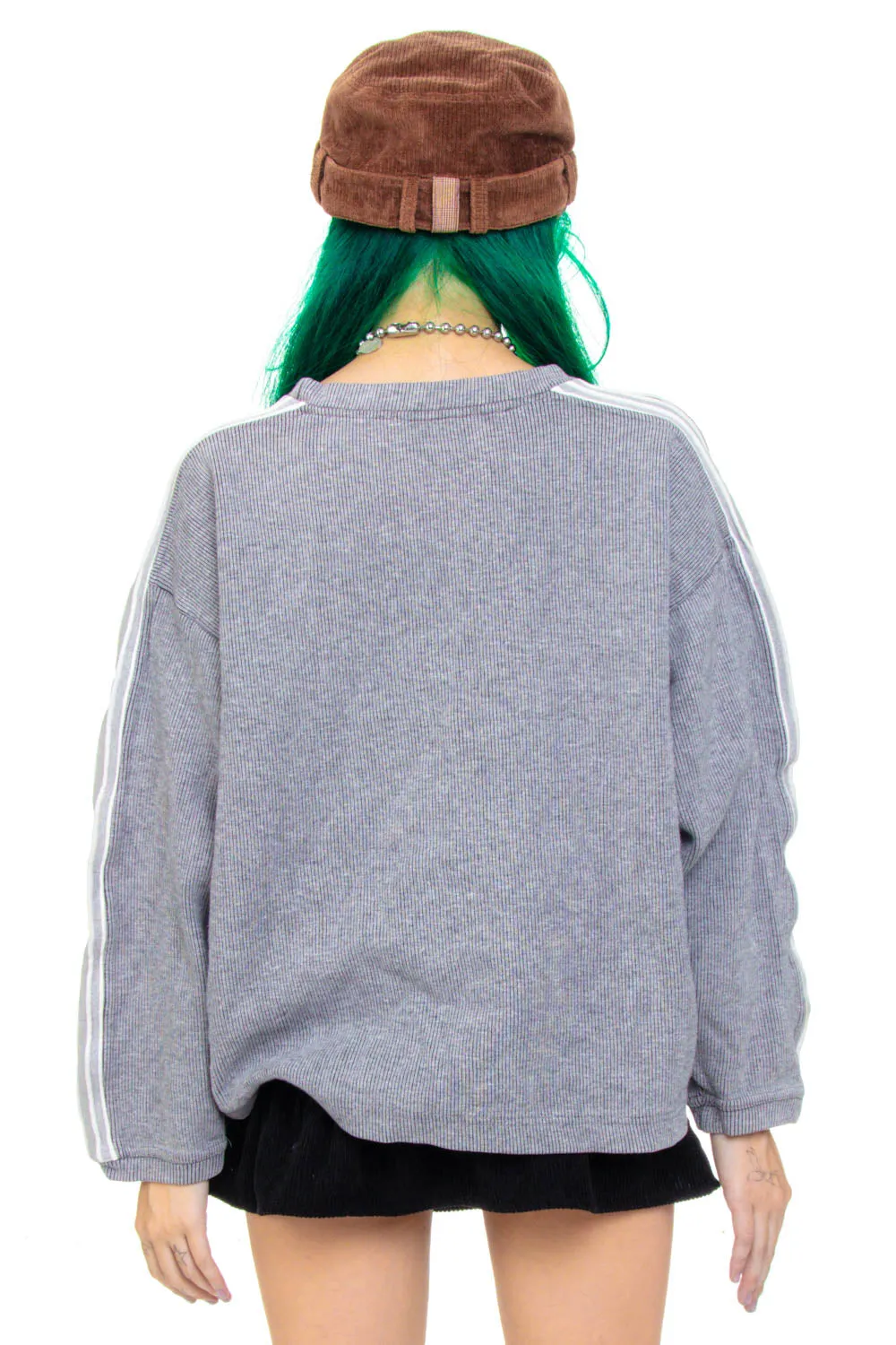 Vintage Y2K Grey Stripe Sweater sold by Tunnel Vision product image thumbnail 5